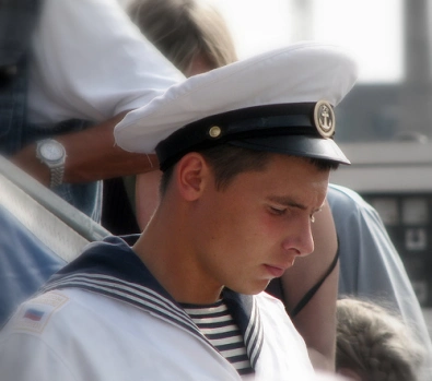 Russion sailor in uniform